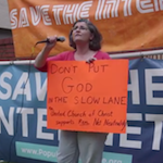 Cheryl Leanza at the Rally to Save the Internet
